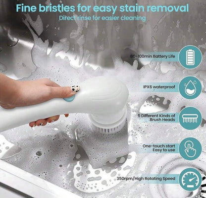 Home Labs 5 in 1 Electric Cleaning Brush