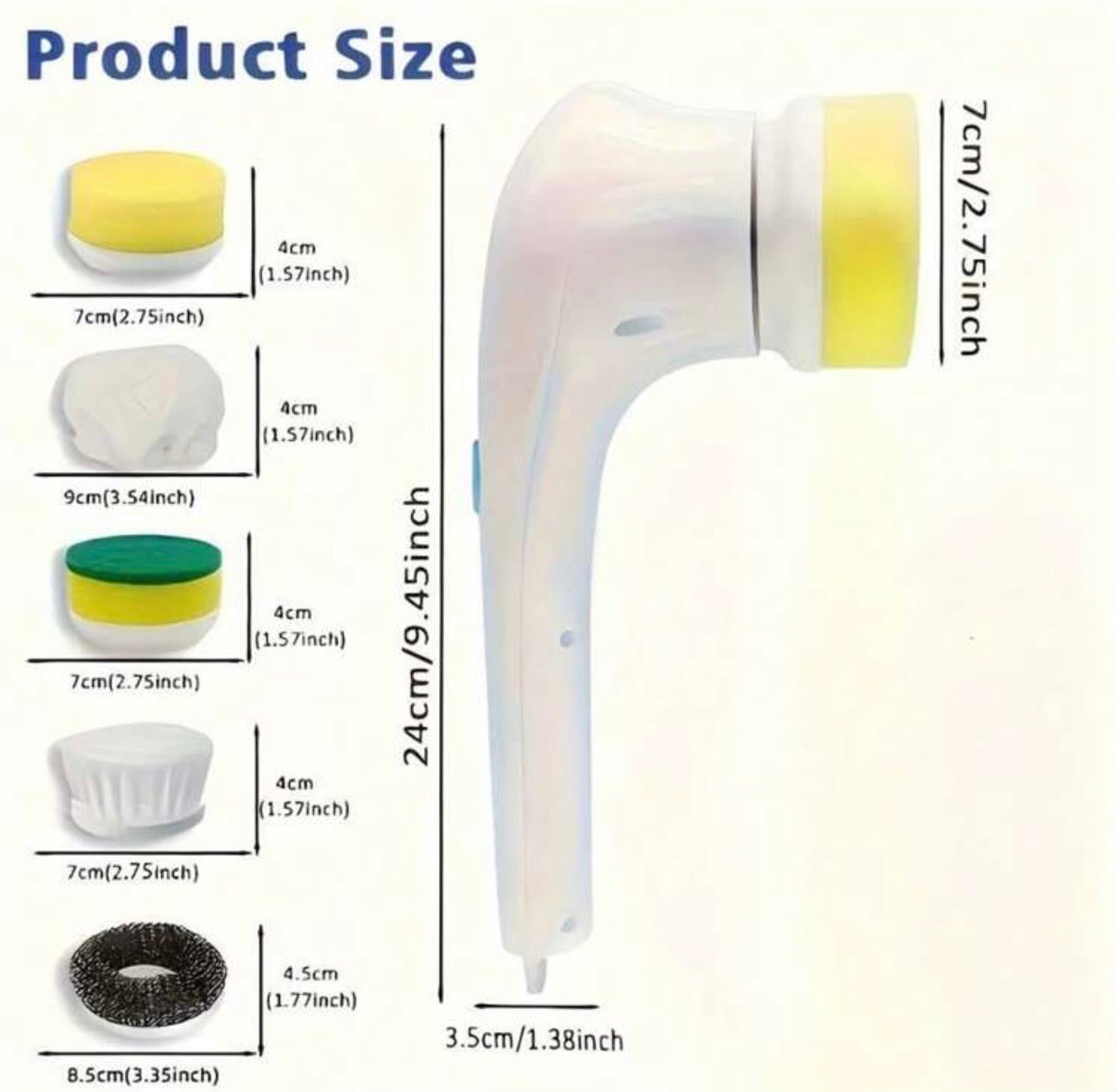 Home Labs 5 in 1 Electric Cleaning Brush