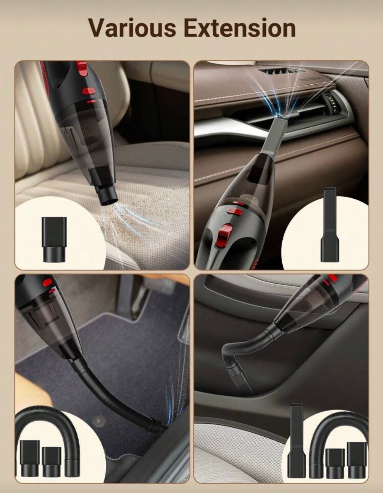 Home Labs CleanForce™ Pro Car Vacuum