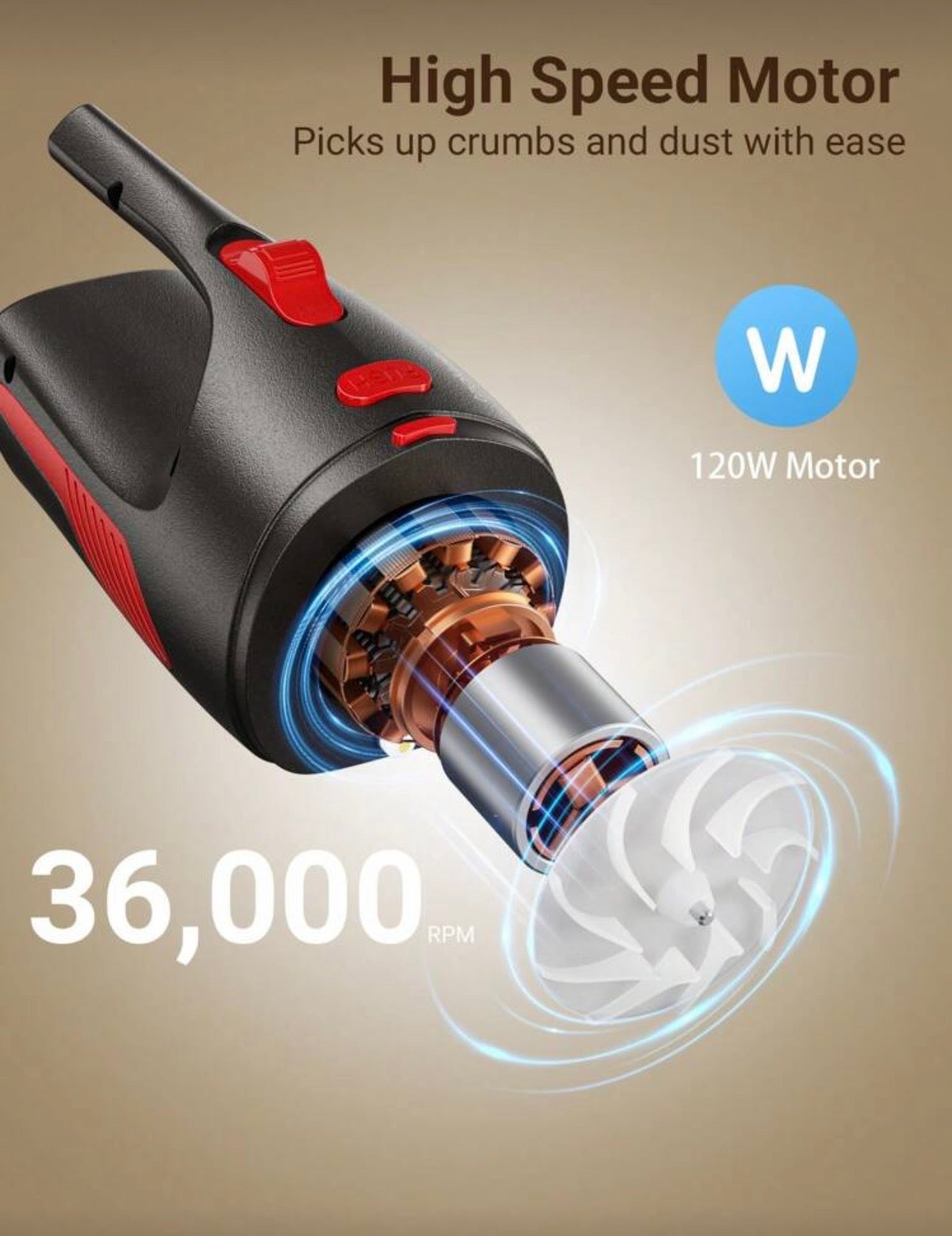 Home Labs CleanForce™ Pro Car Vacuum