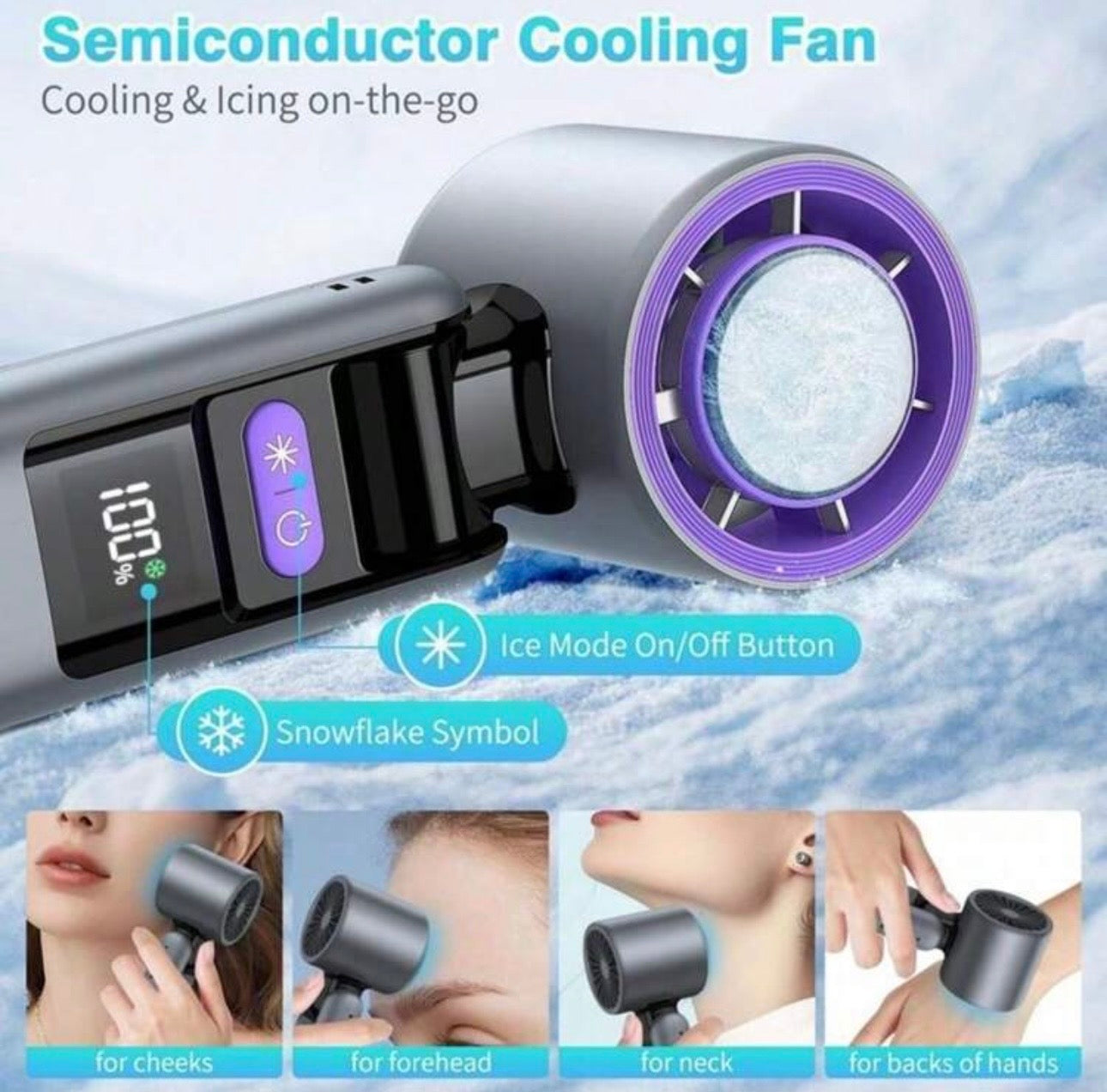 Home Labs FrostFlow™ Portable Cooling Fan
