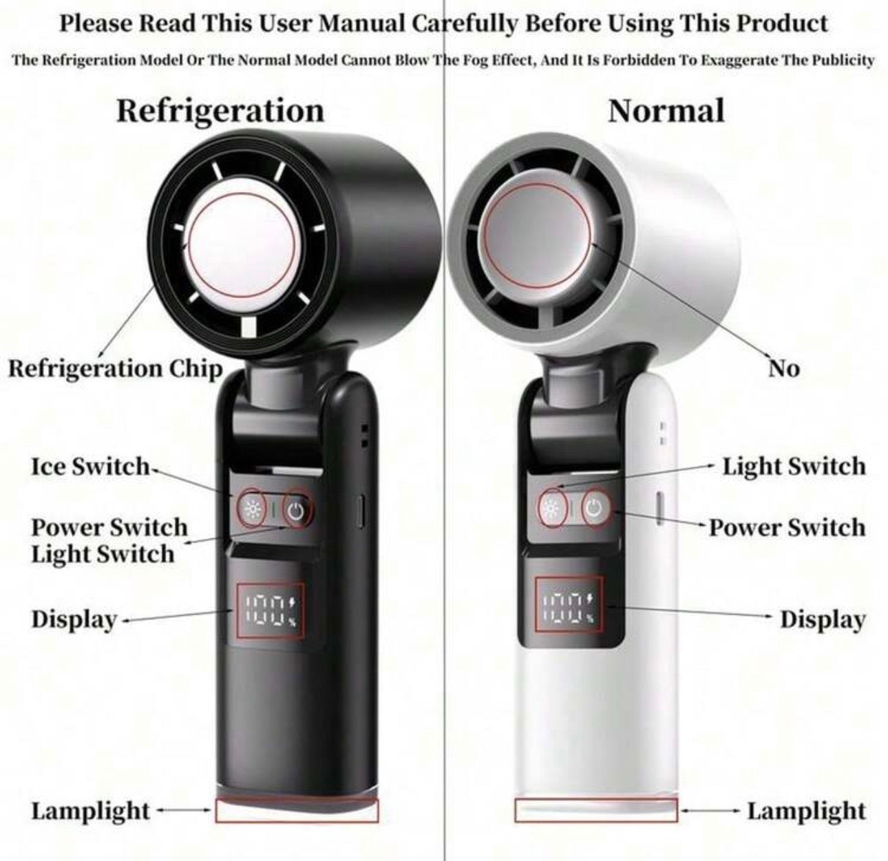 Home Labs FrostFlow™ Portable Cooling Fan