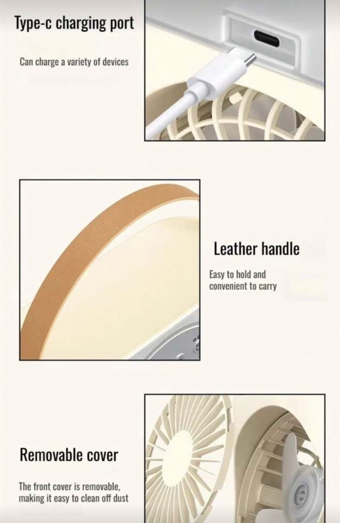 BreezeMist Portable Cooling Fan